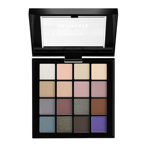 ⁦NYX Professional Makeup ULTIMATE SHADOW PALETTE COOL NEUTRALS - פלטת 13 צלליות ו3 פיגמנטים לעיניים⁩ – תמונה ⁦2⁩