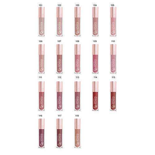 ליפסטיק קרמי בגימור מט של גולדן רוז - Matte Creamy Lip Color – תמונה 2