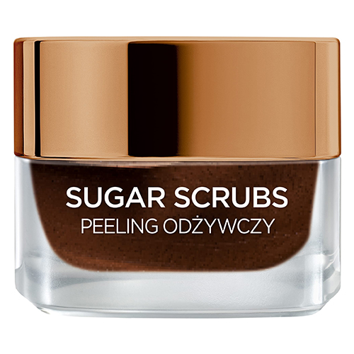 פילינג סוכר פנים ושפתיים L'Oréal SUGAR SCRUBS Nourishing face and lip scrub