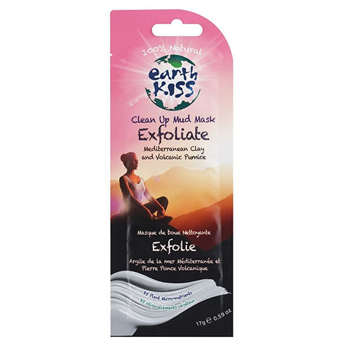 פילינג פנים טבעי - Earth Kiss Clean Up Mud Mask