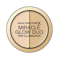 קונסילר והיילייטר של מקס פקטור - MIRACLE GLOW DUO - PRO ILLUMINATOR