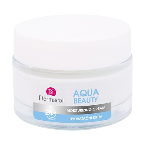 קרם לחות לפנים דרמקול - AQUA BEAUTY - MOISTURIZING CREAM