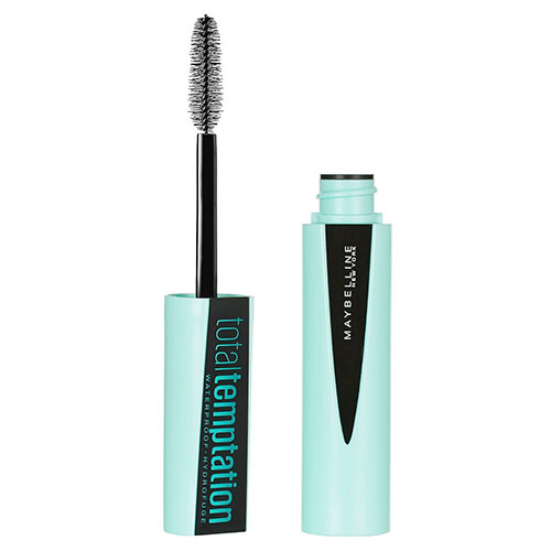 מסקרה עמידה מייבלין - TOTAL TEMPTATION - WATERPROOF MASCARA – תמונה 2