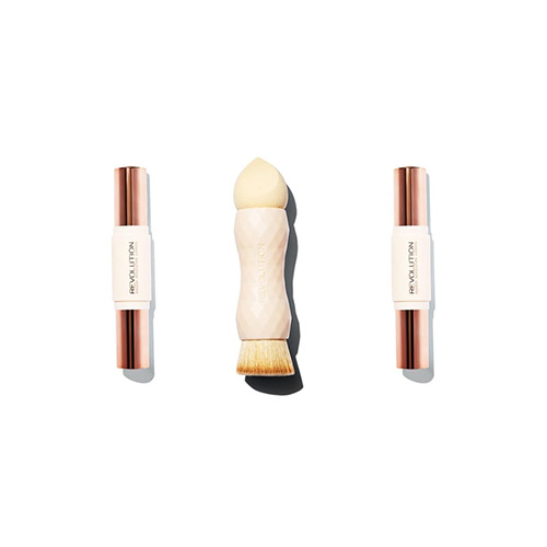 ⁦ערכת הדגשה לקווי מתאר - MAKEUP REVOLUTION CREME HIGHLIGHT AND CONTOUR KIT MEDIUM⁩ – תמונה ⁦2⁩