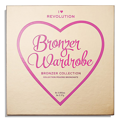 פלטת 8 ברונזים - I ♡ MAKEUP - REVOLUTION - BRONZER WARDROBE – תמונה 2