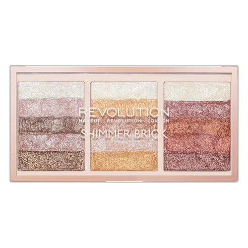 פלטת שימרים - MAKEUP REVOLUTION SHIMMER BRICK PALETTE