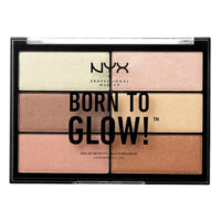 NYX Professional Makeup  פלטת היילייטר - BORN TO GLOW! - HIGHLIGHTING PALETTE
