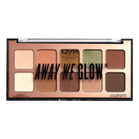 NYX Professional Makeup פלטת צלליות 10 גוונים - AWAY WE GLOW - 02 HOOKED ON GLOW