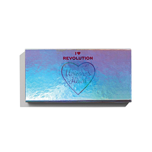 פלטת 12 צלליות - I ♡ REVOLUTION UNICORNS HEART – תמונה 2
