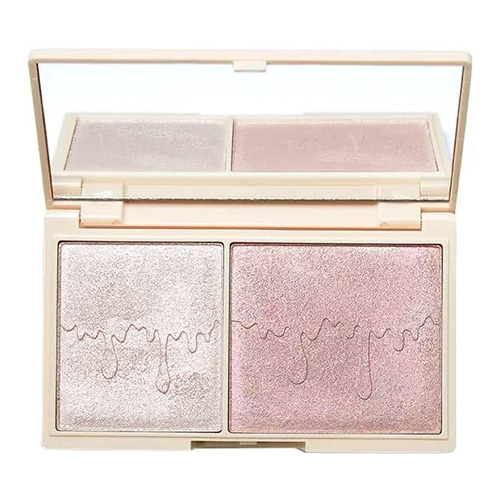 פלטת הייליטר שני גוונים - I ♡ REVOLUTION CHOCOLATE ELIXIR GLOW