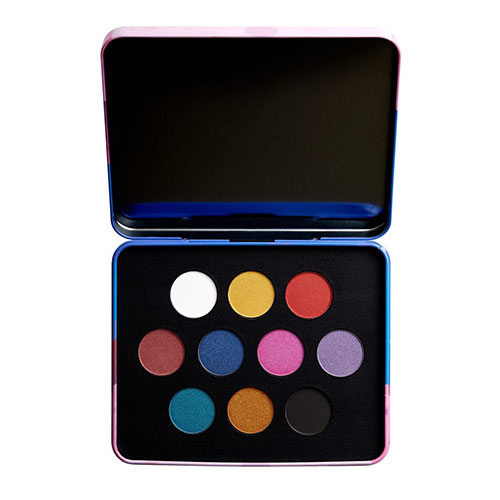 NYX Professional Makeup פלטת צלליות 10 גוונים באריזת מתנה - Land of Lollies Shadow Palette – תמונה 2