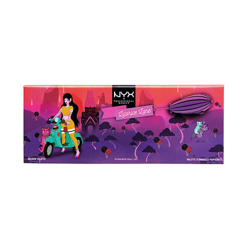 NYX Professional Makeup פלטת צלליות 10 גוונים - Licorice Lane Shadow Palette – תמונה 2