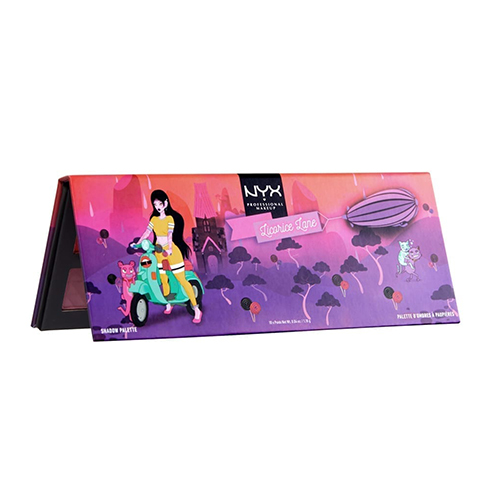 NYX Professional Makeup פלטת צלליות 10 גוונים - Licorice Lane Shadow Palette – תמונה 3