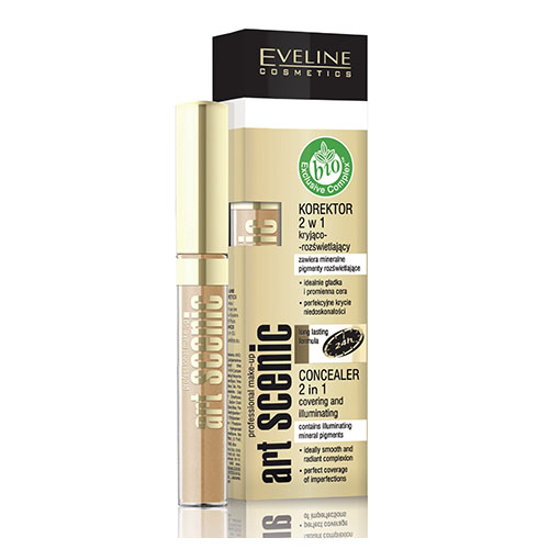 קונסילר נוזלי של אוולין - Art Scenic Concealer 2in1