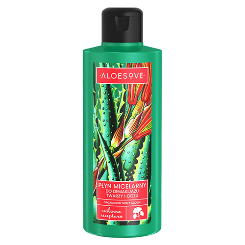 מסיר איפור מיסלרי טבעי -ALOESOVE - Micellar Makeup Remover