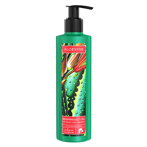 ג'ל לחידוש רב תכליתי - ALOESOVE - Regenerating Face, Body and Hair Gel - 250ml