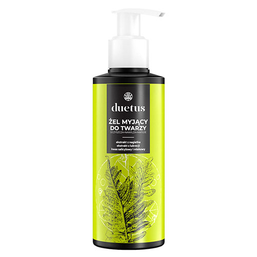 ג'ל ניקוי לפנים לנשים וגברים - DUETUS Face Cleansing Gel Unisex 150ml