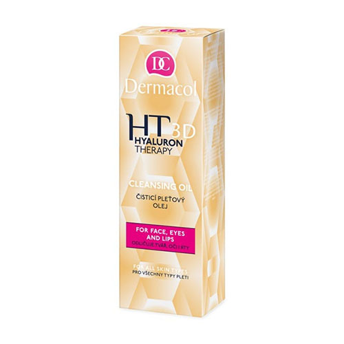 שמן ניקוי לעור הפנים של דרמקול - HYALURON THERAPY 3D – תמונה 2