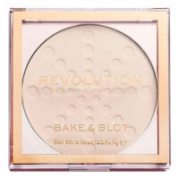 פודרה מקבעת איפור - MAKEUP REVOLUTION - BAKE & BLOT SETTING POWDER