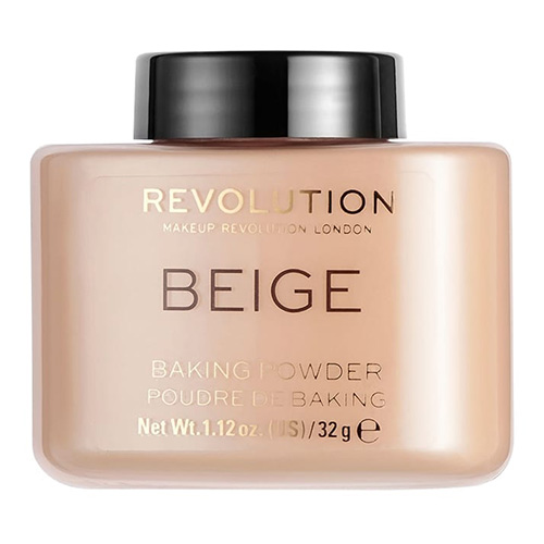 פודרה מקבעת אפויה - MAKEUP REVOLUTION BEIGE BAKING POWDER