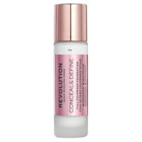 מייקאפ פנים - MAKEUP REVOLUTION Conceal & Define Full Coverage Foundation