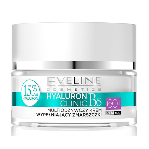 קרם פנים טיפולי לגילאי 60 + של אלווין - HYALURON CLINIC 60+ Multi nutrition wrinkles cream