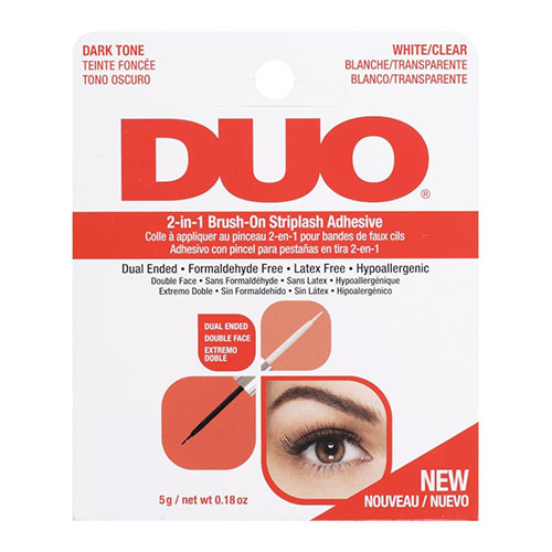 מארז דבק ריסים פלוס מברשת דו צדדית - DUO 2 in1 Brush On Striplash Adhesive