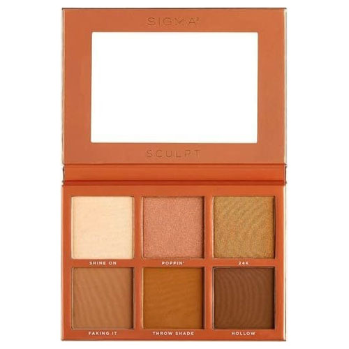פלטת קונטור והייליטרים סיגמא - SCULPT HIGHLIGHT + CONTOUR PALETTE