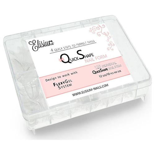 מארז ציפורניים להדבקה בצורות שונות - Elisium Quick Shape Nail Form