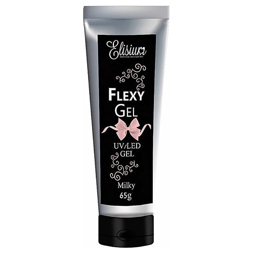 ג'ל לבניית ציפורניים 65 גרם - Elisium UV/LED GEL FLEXYGEL