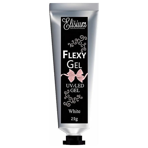 ג'ל לבניית ציפורניים 25 גרם - Elisium UV/LED GEL FLEXYGEL