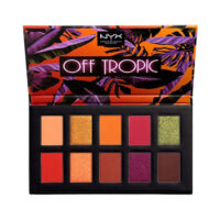 NYX Professional Makeup OFF TROPIC 02 SHIFTING SAND - פלטת צלליות 10 גוונים