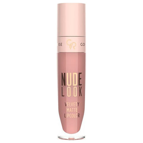 ליפסטיק נוזלי בגימור מט, גולדן רוז - NUDE LOOK - Velvety Matte LIpcolor