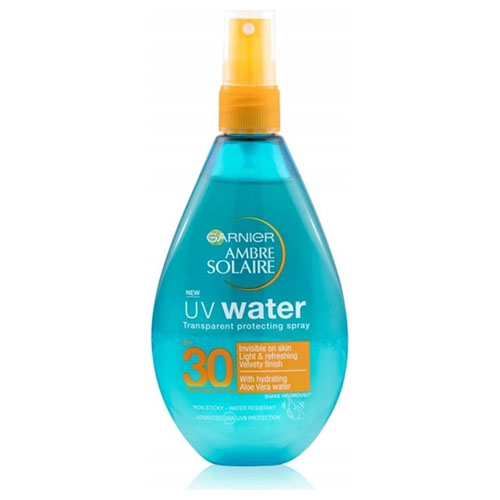 מקדם הגנה בתרסיס גרנייה - GARNIER AMBRE SOLAIRE UV WATER PROTECTING SPRAY SPF30