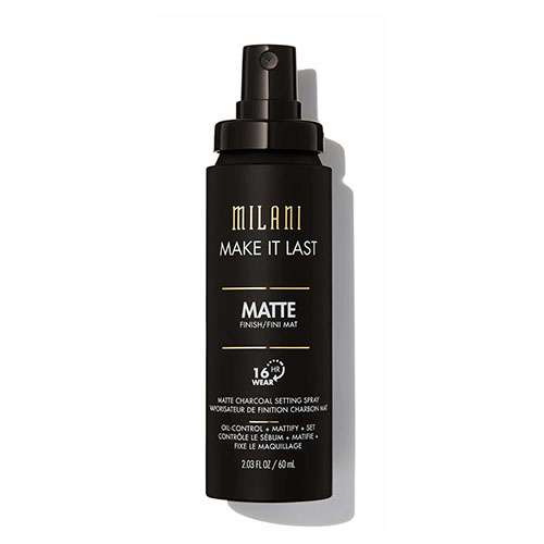 MILANI מקבע איפור מושלם - MAKE IT LAST - MATTE CHARCOAL SETTING SPRAY