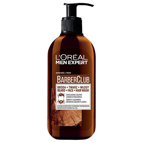 ג'ל ניקוי פנים לטיפול בזקן L'Oréal MEN EXPERT BARBER CLUB GEL