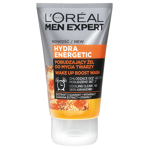 ג'ל ניקוי מעור לפנים לגבר לוריאל - MEN EXPERT - HYDRA ENERGETIC GEL 100 ml