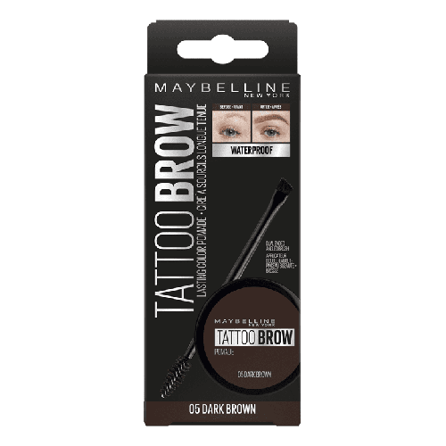 ג'ל לגבות עמיד של חברת מייבלין TATTOO BROW Lasting Color Pomade