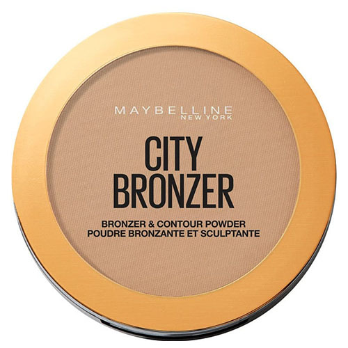ברונזר וקונטור של חברת מייבלין CITY BRONZER - BRONZER & CONTOUR POWDER