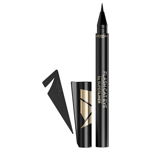 איילינר עט לוריאל - FLASH CAT EYE by SUPERLINER 01 Black – תמונה 2