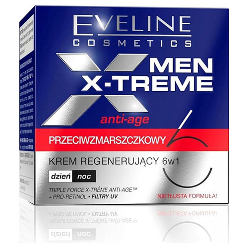קרם פנים אנטי אייג'ינג לגברים של אוולין - MEN X-TREME Anti-Age Cream – תמונה 2