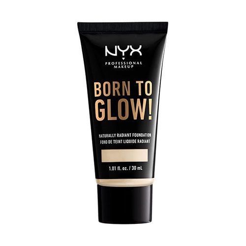 מייקאפ NYX Professional Makeup BORN TO GLOW NATURALLY RADIANT FOUNDATION