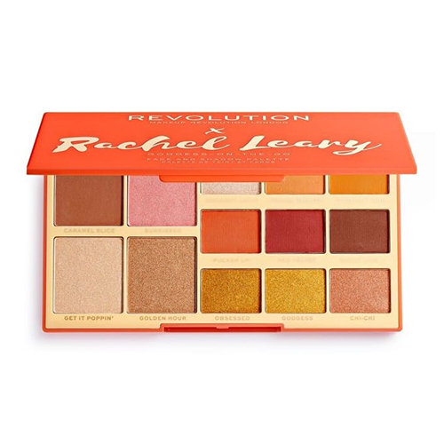 פלטת איפור לפנים - MAKEUP REVOLUTION GODDESS ON THE GO FACE AND SHADOW PALETTE