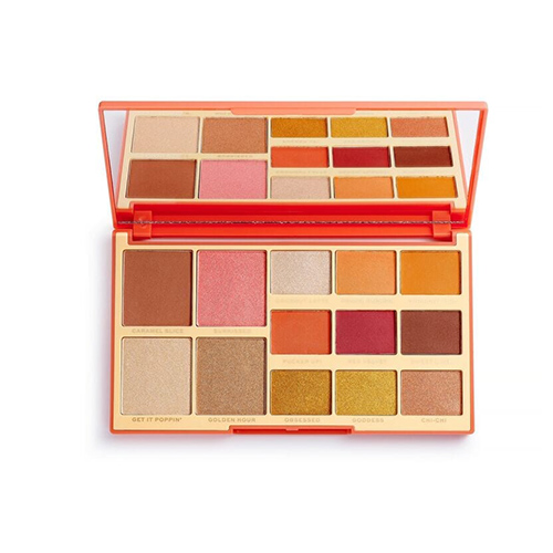 פלטת איפור לפנים - MAKEUP REVOLUTION GODDESS ON THE GO FACE AND SHADOW PALETTE – תמונה 2