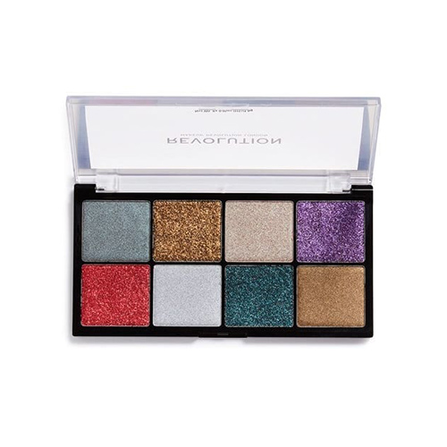 פלטת 8 גליטרים - MAKEUP REVOLUTION POSESSED GLITTER PALETTE – תמונה 2