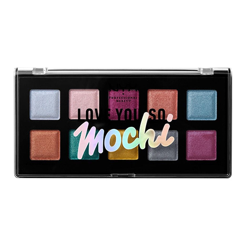 NYX Professional Makeup  פלטת צלליות 10 גוונים - LOVE YOU SO MOCHI - 01 ELECTRIC PASTELS