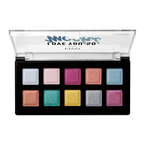⁦NYX Professional Makeup  פלטת צלליות 10 גוונים - LOVE YOU SO MOCHI - 01 ELECTRIC PASTELS⁩ – תמונה ⁦2⁩