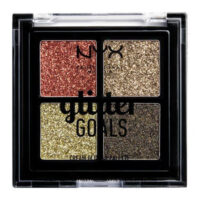 NYX Professional Makeup Glitter Goals Cream Glitter Palette 02 GALACTICA - פלטת צלליות 4 גוונים