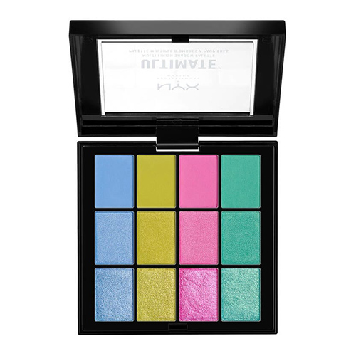 NYX Professional Makeup ULTIMATE MULTI FINISH SHADOW PALETTE 05 ELECTRIC - פלטת צלליות 4 גוונים ב3 גימורים שונים – תמונה 2