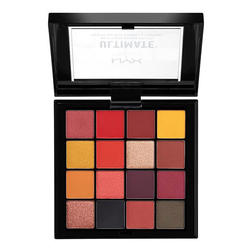 NYX Professional Makeup ULTIMATE SHADOW PALETTE 09 PHOENIX - פלטת צלליות 16 גוונים – תמונה 2